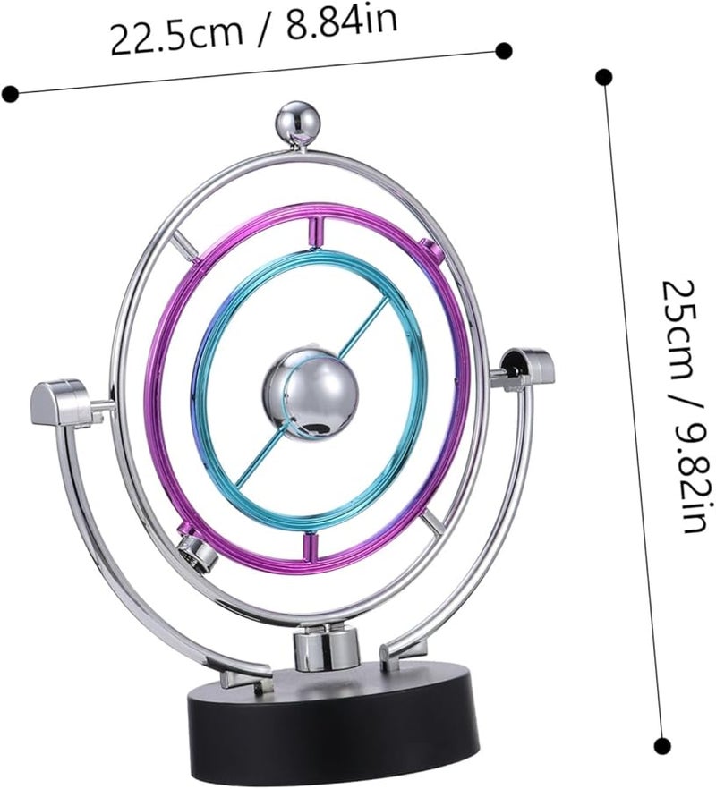 نموذج النظام الشمسي كرة أرضية ديكور طاولة تعلم الفيزياء زينة مكتب - Image 2